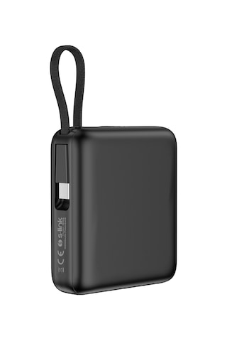 S-link M10l 10000 Mah Magsafe Uyumlu 15w Kablosuz Ve 22.5w Pd Hızlı Şarj Powerbank Siyah Siyah