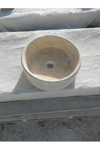 Tiravertan Mermer Lavabo