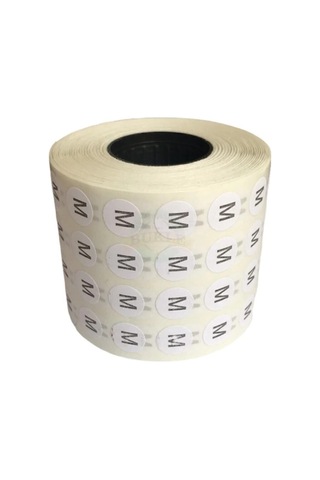 M Beden Yapışkanlı Etiket - Sticker 5000 Adet - 257394435