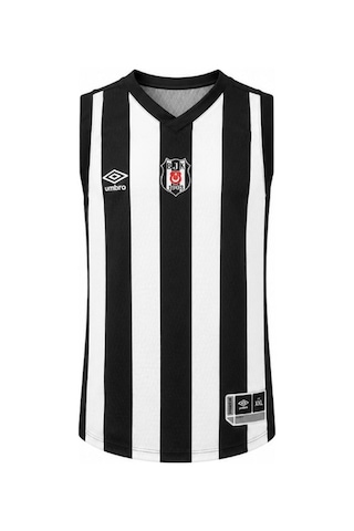 Beşiktaş Umbro Erkek Basketbol Forması Beyaz - Siyah