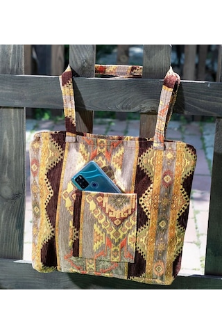 Bk Gift El Yapımı Otantik Türk Kilim Omuz Çantası -6, Günlük, Kitap, Tablet, Plaj Ve Seyahat Çantası Kobitmeyencom35841 Bk Gift