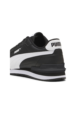 Puma Erkek St Runner V4 Deri Spor Ayakkabı - 399068-03 Siyah