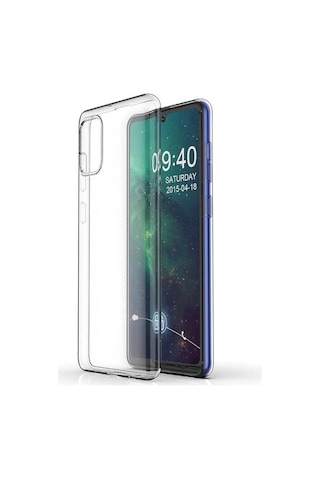 Galaxy A31 Kılıf Zore Şeffaf Ince Ve Esnek Süper Silikon Kılıf Renksiz