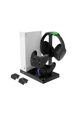 İpega Xbox Series S Çok Amaçlı Askılı Şarj İstasyonu Soğutucu Stand Pil Set