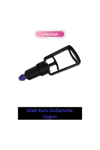 Özel Üretim Tüm Kupalara Uyumlu 2 Parmak Islak Kuru Kullanıma Uygun Dayanıklı Hacamat Pompası 1 Adet