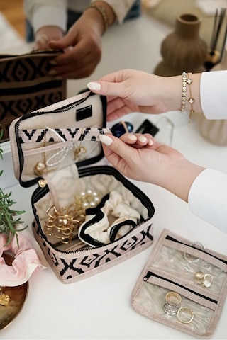 Bohe Seyahat Takı Makyaj Düzenleyici Çantası Mini Çanta