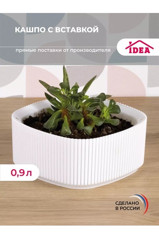 Idea Çiçekler Ve Sukulentler İçin 0,9 L İç Haznesiyle Saksı 228715891