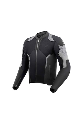 Rebelhorn Jax 75064 Yazlık Fileli Motosiklet Montu Gri - Siyah