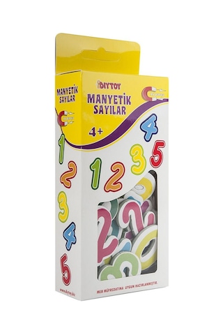 Dıy Toy Manyetik Harfler ve Sayılar 2 Li Set Eğitici Magnet Set