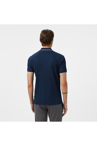 Nautica Erkek Lacivert Classic Fit Polo Yaka T-shirt Düz K55345t Lacivert