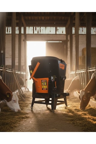 Burkon 1m3 Eco 220 V Yem Karma Makinesi