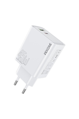 Ab Fiş Wk Wp-u64 45w Kinkong Flash Şarj Usb + Tip-c Portu Hızlı Şarj Cihazı Diğer