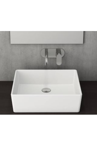 Bocchi Vessel Milano 1215-001-0125 Çanak Lavabo Beyaz 40 x 50 CM 1466841