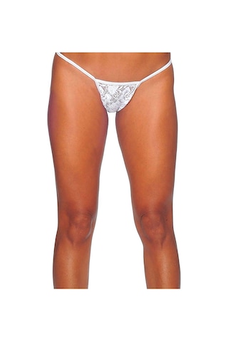 Beyaz Dantelli Tanga Tm1165 Beyaz