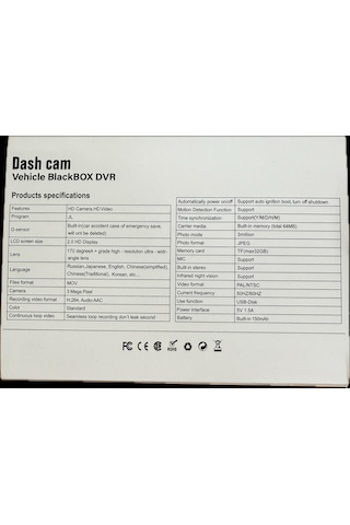 Aggıy A22 Araç Kamerası 2'' Lcd + Fhd +ön + İç + Geri Görüş Kamera + 32gb Kart Dahil