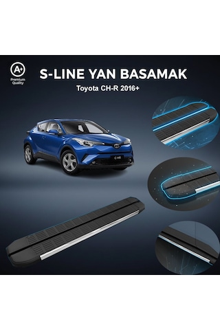 Toyota Chr S-line Premium Krom Yan Basamak 2016 Sonrası