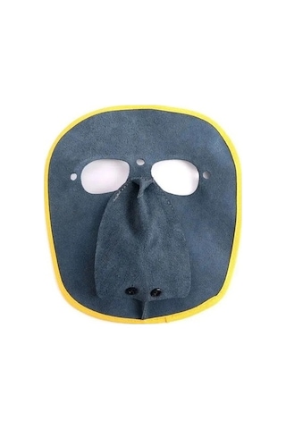 Tongxida Jialan Sığır Derisi Kaynak Maskesi Yüz Koruma Hafif Kafa Sırt