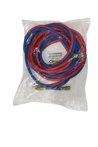 500 Cm Klima Cihazı Hortum Seti Mavi Ve Kırmızı 5mt