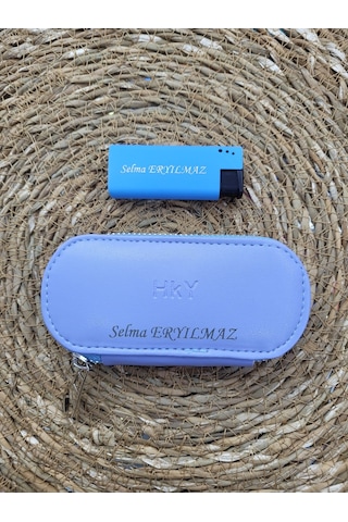 Hky Yüksek Kalite Unisex Anahtarlık Buz Mavisi + Çakmak