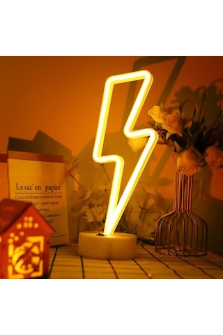 Şimşek Neon Led Lamba