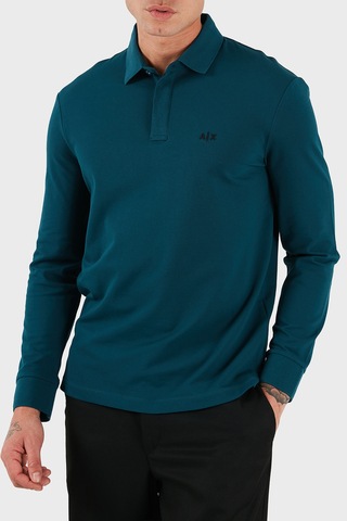 Armani Exchange Erkek Polo Yaka Sweat Xm001288 Af17321 Ub022 Petrol PETROL
