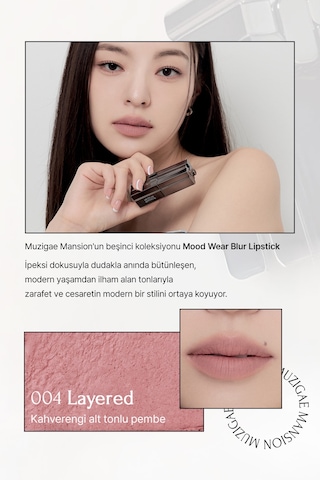 Muzigae Mansion Moodwear Blur Lipstick 004 Layered