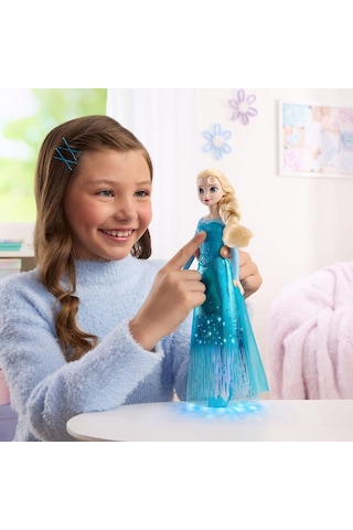 Jlj07 Disney Frozen Şarkı Söyleyen Ve Işıldayan Elsa Çok Renkli