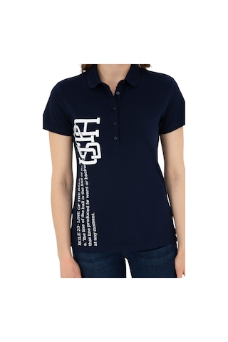 U.S. Polo Assn. Kadın Polo Yaka Tişört 1831928 Lacivert