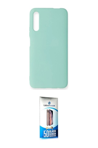 Cep Huawei Uyumlu P Smart Pro / Y9s Kılıf Ahenk Serisi İkili Koruma Seti Najmaddin Sarı