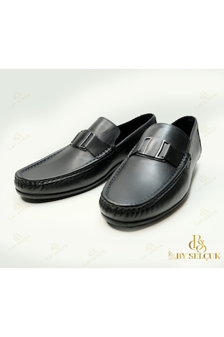Loafer Analin Deri Siyah