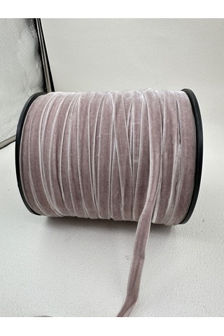 Paşateks- 1 Cm Düz Kadife-5 Metre -iç.gri