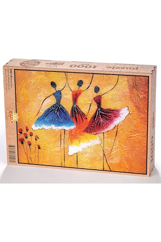 King Of Puzzle Balerinler Ahşap Puzzle 1000 Parça