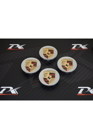 Porsche Jant Göbeği Kapak Seti 65Mm