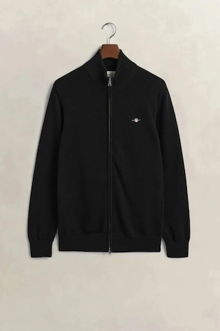 Gant Erkek Siyah Regular Fit Fermuarlı Hırka-24713