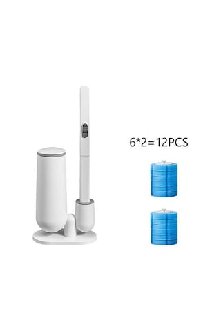 Tek Kullanımlık Tuvalet Fırçası Seti Banyo Aksesuarları Fırça Yok Kapalı End Ev Eşyaları Tek Kullanımlık Değiştirme Tuvalet Fırçaları Altın - Krom