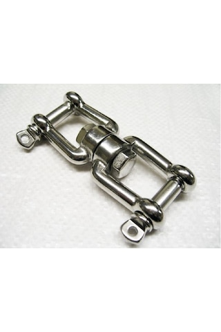 Krom Fırdöndü Çift Kilitli. Paslanmaz. 304 Kalite. Marin Tip 10mm