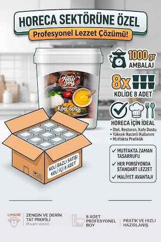 Köri Sosu 1000 G X 8 Adet - 1 Koli Koli Bazlı Avantaj Paketi