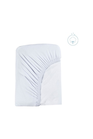 Sıvı Geçirmez Çarşaf 100x200cm Sıvı Geçirmez Bebek Çarşafı Bebek & Çocuk Alezi Beyaz