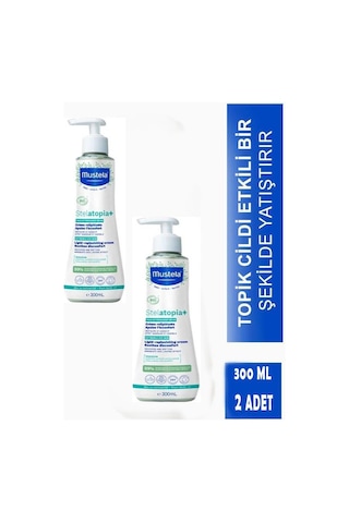 Mustela Stelatopia Lipit Yenileyici Krem Pompalı Şişe 300 Ml 2 Adet