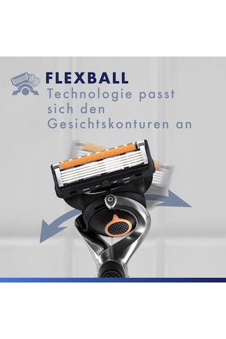 Gillette Proglide Erkek Tıraş Makinesi, Islak Tıraş Makinesi, Metal, Gri/siyah - Erkek Tıraş Makinesi, 1 Sap, Kayganlaştırıcı Şeritli 12 Tıraş Bıçağı Ve Yakın, Uzun Ömürlü Bir Tıraş İçin 5 Bıçak Dahil