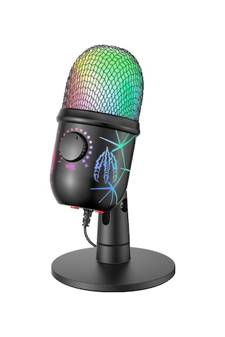 Suofeng Rgb Işık Efektli Profesyonel Usb Mikrofon - Oyun, Kayıt Ve Canlı Yayın İçin Gürültü Azaltma, Sessiz Mod Ve Kulaklık Geri Bildirimi V5 Model