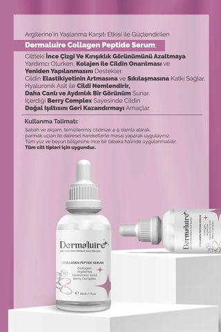 Dermaluire Collagen Peptide Serum 30 ML + Vitamin C Serum 30 ML
