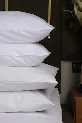 New York Serisi 2 Adet Microfiber Yastık 50x70cm 800gr Beyaz