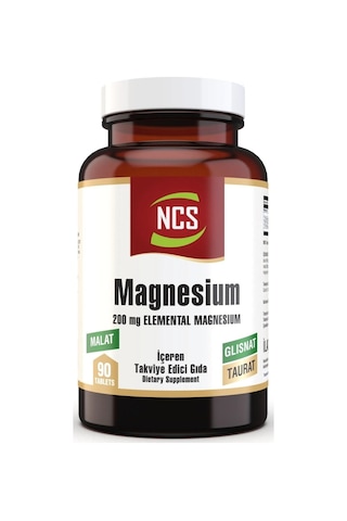 Ncs Magnesium Bisglisinat Taurat Malat 200 MG 90 Tablet