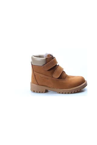 Fast Step Hakiki Deri Kürklü Unisex Çocuk Worker Bot 006kfa1001 001