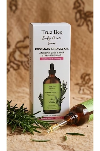 True Bee Daily Dream Rosemary Miracle Oil - Saç Dökülme Karşıtı Biberiye Yağı 100 Ml