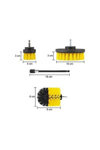 Matkap Fırçaları 3'lü Paket