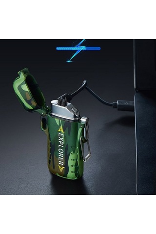 Dancemonkey Şarj Edilebilir Usb Çakmak, 7 Renk Seçenekli Çok Renkli