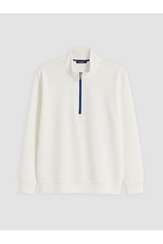 LC Waikiki Lc Waıkıkı Ekru Dik Yaka Erkek Sweatshirt