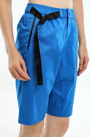 Maraton Sportswear Comfort Kadın Basic Saks Şort 19992-saks Saks